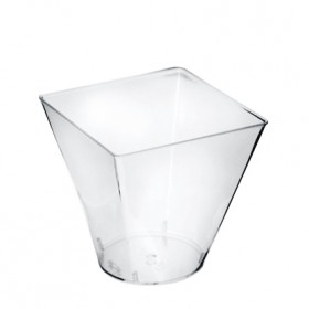 Квадратна чаша с кръгло дъно - 240мл. 10бр.